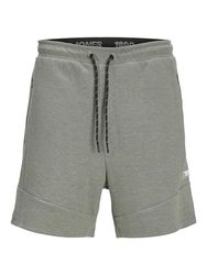 JACK & JONES Jpstair Sweat Shorts Bex Sn, Desert Sage/Detail: melange, XL