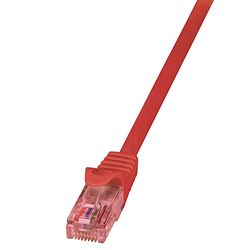 LogiLink PrimeLine Câble réseau Cat6 U/UTP AWG24 LSZH 2 m Rouge