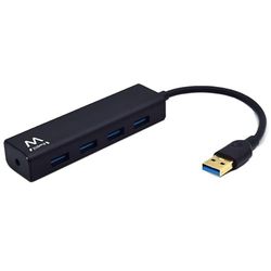 Hub 4 Puertos USB 3.0, compatibilidad con Dispositivos, Alta Velocidad de Transferencia, Ideal para expandir Conexiones y transferir Datos.