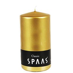 SPAAS Cilinderkaars 80/150 mm, ± 64 uur, geurloos - goud