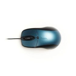 VoltShine Souris Optique - Souris Ergonomique avec 800 dpi, Design Confortable, Type de Connexion USB, Couleur Bleue et matériaux durables