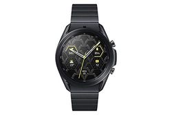 Samsung Galaxy Watch3, runde Bluetooth Smartwatch für Android, drehbare Lünette, 4G, Fitnessuhr, Fitness-Tracker, großes Display, 45 mm, Titanium, inkl. 36 Monate Herstellergarantie [Exkl. bei Amazon]
