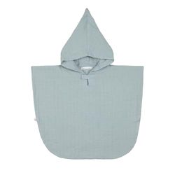 Lässig Poncho de baño Infantil de Muselina con Capucha/Muslin Poncho Powder Blue