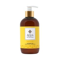 AQUA DI SORRENTO Partenope Shower Gel | Gel Doccia Energizzante Con Estratto Naturale di Limone, Deterge e Rigenera, 400ml