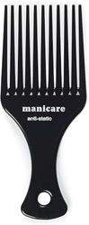 Manicare Pettine afro districante e styling professionale per capelli ricci, ondulati, crespi e afro, denti larghi, antistatico, riduce la rottura dei capelli