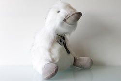 Doudou et Compagnie Ho2458 Coin Coin zabawka materiałowa, 50 cm, biała