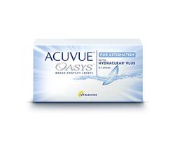 ACUVUE® OASYS for ASTIGMATISM con tecnología HYDRACLEAR® PLUS - Lenti Quindicinali -protezione UV - 6 lenti