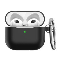 Keybudz Elevate AP3_S5_BLK Étui de Protection avec Mousqueton pour Apple AirPods 3 Noir Taille Unique
