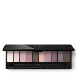 KIKO Milano Soft Nude Eyeshadow Palette 01 | Paleta Con 10 Sombras De Ojos Y Diferentes Acabados. Aplicador Doble Incluido