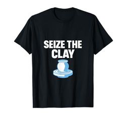 Seize Clay Bold, design a forma di ruota in ceramica Maglietta
