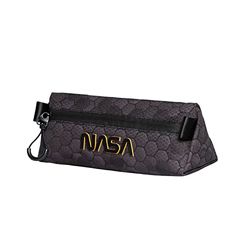 NASA Neon-Triangle Etui, Zwart, Zwart, Eén maat, Driehoek Etui Neon