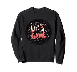 Awesome Life's a Game Costume per ragazzi e ragazze Felpa