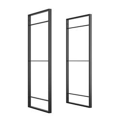 Emuca - Structure for bookcases, Ladder Shelf, Industrial style Storage Rack, 830 mm (32,67 inch) height, Steel, Black finish