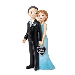 Figurka Mopec na 25. rocznicę Pop&Fun, 21 cm, kolor srebrny, rozmiar uniwersalny