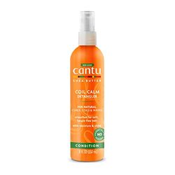 Cantu Soin Démêlant et Apaisant Coil Calm pour Boucles et Cheveux Naturels, au Beurre de Karité, 237 ml (l’Emballage Peut Varier)