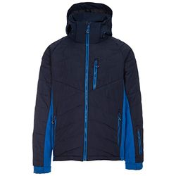 Trespass Abbotsbury - Giacca da uomo imbottita antivento con cappuccio rimovibile e gonna da neve (confezione da 1)