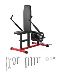 VEVOR Máquina de Fondos Sentado, con Barra de Cable, Asiento y Respaldo Ajustables, para Entrenamiento de Pecho y Fuerza para la Parte Superior Cuerpo, Soporta hasta 204 kg, 1400 x 680 x 1300 mm