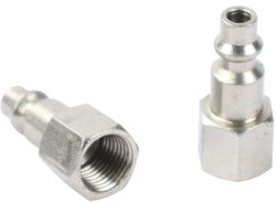 Snelkoppeling - 1/4 inch binnendraadslang, 2 stuks, ideaal voor elektrisch gereedschap en huishoudelijke toepassingen