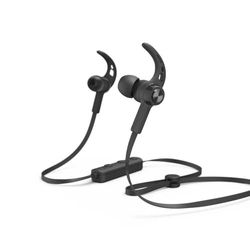 Hama | Auriculares Inalámbricos, Freedom Run (Auricular Bluetooth con micrófono, 6 Horas de autonomía, Control de Voz, Ideal para Hacer Deporte, Carrera, Bicicleta, Gimnasio) Color Negro