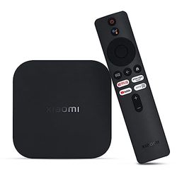 Xiaomi Mi TV Box S 2ª Generazione, Mi Box S 2e Reproductor Streaming en 4K Ultra HD con Chromecast, Bluetooth 5.2, Dual Wi-Fi, 2GB RAM + 8GB ROM,Xiaomi Box 2e Gen, Android TV Box con telecomando IR