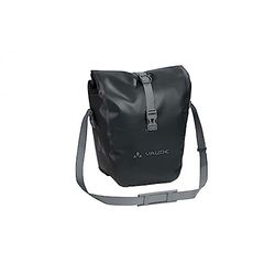 VAUDE Aqua Front Tapetes dianteiros para bicicleta, conjunto de 2 sacos adaptáveis ao carregamento e impermeáveis, preto, 28 L (2 x 14 l)