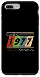 Carcasa para iPhone 7 Plus/8 Plus Classic 1977 Original Vintage Birthday Est Edición II 1977