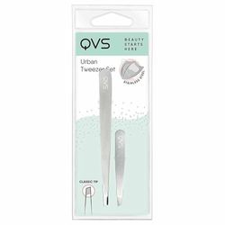 Qvs pinzetta con punta obliqua + mini pinzetta