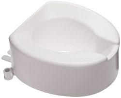 Maddak Tall-Ette Lunette WC surélevée allongée avec support vissé 15,2 cm