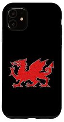 Coque pour iPhone 11 Drapeau du dragon gallois, drapeau du Pays de Galles, Angleterre