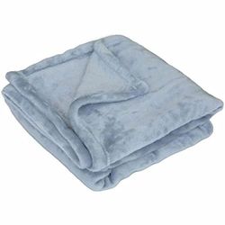 Domiva - Microfibre blanket, 100 x 150 cm, blue