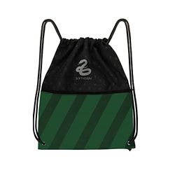 Cinereplicas Harry Potter - Borsa a coulisse Serpeverde 39 * 34cm - Licenza ufficiale