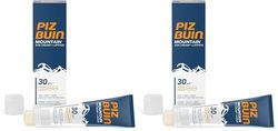 Piz Buin Mountain Protector Solar 20 ml crema + Protector Labial SPF30 2.3 ml - Total 22.3 ml (Paquete de 2)