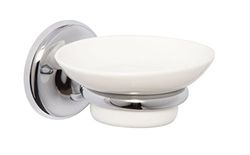 Croydex Flexi-Fix Grosvenor Chrome Easy to Fit Soap Dish , QM701941