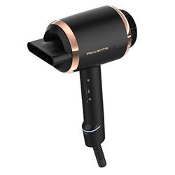 Rowenta Sèche-cheveux, Moteur digital professionnel, Haute performance, Réduit l'électricité statique et les frisottis, Protège les cheveux, Ultimate Expérience, Noir/cuivre CV9820F0