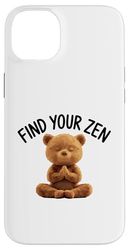 Peaceful Meditative Bear Zen Serenity Case for iPhone 14 Plus
