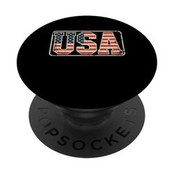 God Bless the U.S.A. Pride of the US-Americans PopSockets PopGrip Adhesivo