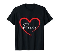 Precio I Corazón Precio I Love Precio Personalizado Camiseta