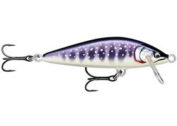 Rapala - Esca da Pesca Artificiale Spinning Countdown Elite - In Balsa - Esca per Pesca in Acqua Dolce Affondante - Profondità di Nuoto 1,2m - 7,5cm / 10g - Prodotta in Estonia - Gilded Iwana