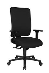 Topstar Open X (P) Oficina, giratoria, Silla de Escritorio, Funda de Tela Trevira CS, Negro, Talla única