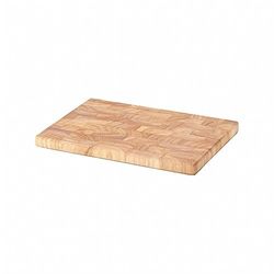 Continenta - Tagliere Professionale in Legno di caucciù con Motivo a Mosaico, Tagliere in Legno Senza Piedi, Dimensioni: 30 x 21,5 x 2 cm.