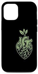 Coque pour iPhone 15 Plant Heartbeat Botanique Jardinage Amoureux des plantes