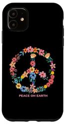 Spring Flowers Peace on Earth Sign World Peace Summer Top Case for iPhone 11