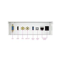 VoltShine Caja de conexiones - caja multimedia con puertos VGA, HDMI, jack, RCA, USB y RJ45, perfecta para integraciones y conexiones versátiles en distintos entornos