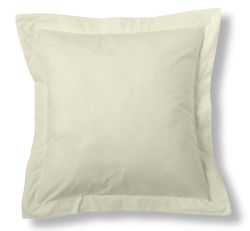FUNDA DE COJÍN COMBI LISOS KLEUR CREMA - Medidas, 45 x 45 + 5 cm. - 50% ALGODÓN-50% POLYESTER - 144 HILOS - Akabado en Pesta
