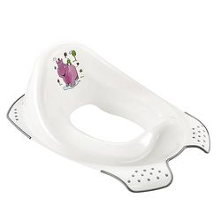 keeeper Wc-brilverkleiner voor kinderen, Hippo, vanaf ca. 1,5 tot ca. 4 jaar, met antislip, Ewa, wit