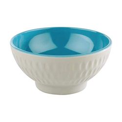 APS-schaal -Asia Plus van melamine Ø 7,5 cm, hoogte: 3,5 cm, binnen: crème, glanzend, buitenkant: grijs, mat