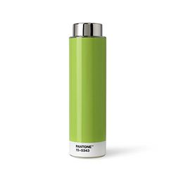 Copenhagen design Pantone Drinking, Tritan (Plastic) Water Bottle, 500 ml, verde, cor do ano 2017, verde 15-0343, tamanho único