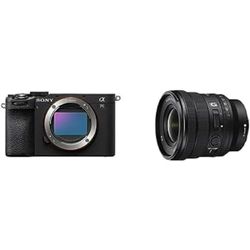 Sony Alpha 7CII di Sony | Fotocamera mirrorless full-frame (compatta, 33 MP, autofocus in tempo reale, 10 fps, video in 4K, display touch orientabile) + Lente SELP1635G (Nero)