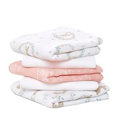aden + anais™ Essentials - Pañuelos de Muselina de algodón, Paquete de 5 Unidades