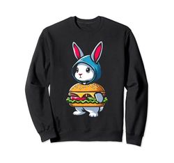 Hamburger Bunny Hamburguesa Conejo Comida rápida Sudadera